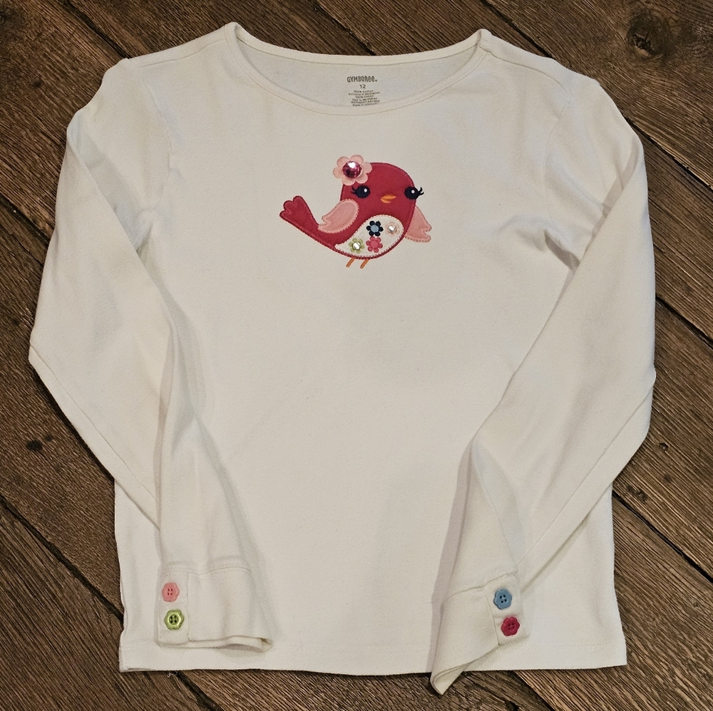 Gymboree Bird Shirt Size 12